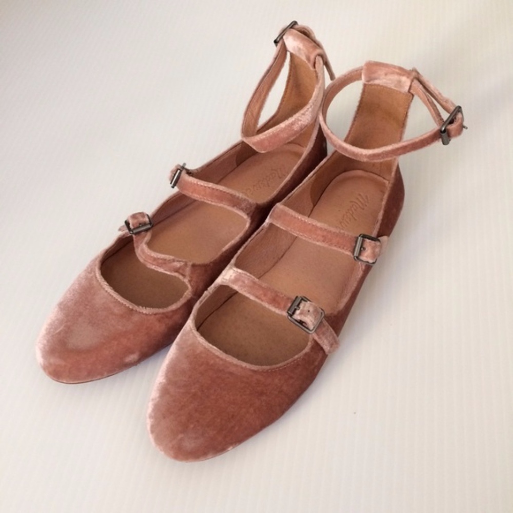 Madewell Elsa Velvet Flats
